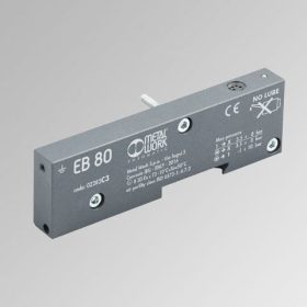   Metal Work EB80 ELEKTROMOS CSATALKOZÁSSAL TOVÁBBI SZELEPSZIGETHEZ VÉGZÁRÓ