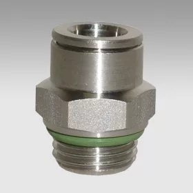   Metal Work Pneumatika rozsdamentes egyenes csatlakozó XR1 12-1/2" - AISI 316L