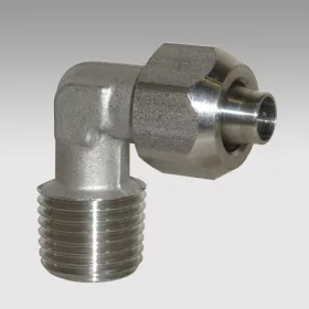  Metal Work Pneumatika rozsdamentes könyök csatlakozó XC5 Ø8 - 1/8" - AISI 316L