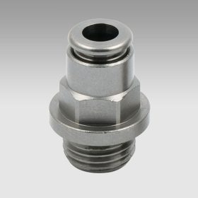   Metal Work Élelmiszeripari pneumatika egyenes csatlakozó R1 NSF 4-M5