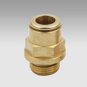   Metal Work Élelmiszeripari pneumatika egyenes csatlakozó R1 F-NSF 6 M5