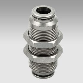   Metal Work Élelmiszeripari pneumatika átvezető csatlakozó R10 NSF 10