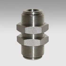   Metal Work Pneumatika rozsdamentes lemezátvezetős toldó csatlakozó XR10 10 - AISI 316L