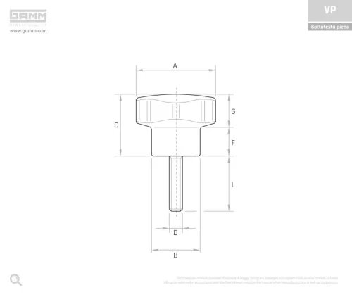 Gamm Marokcsavar VP/30 M5X10