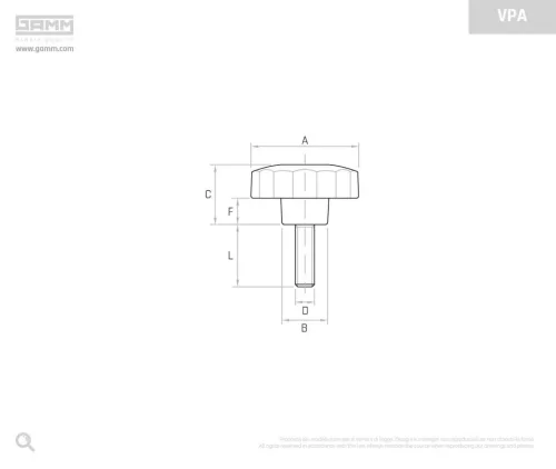 Gamm Marokcsavar VPA/55 M12X40
