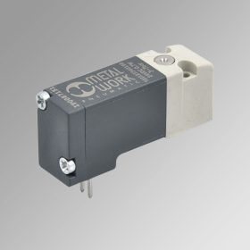   Metal Work Alaplapos szelep PLT 10 24 VDC 0.7W LED nélkül 3/2 NC kézi vezérlés