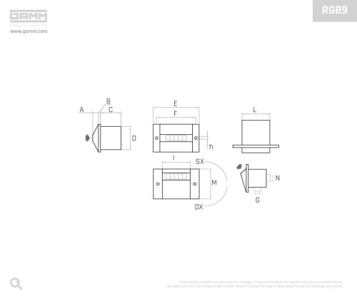 Gamm Méter számláló RG89-0,5-0-C-N-I