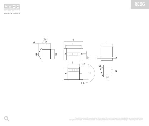 Gamm Méter számláló RE96-5-S-C-G-I