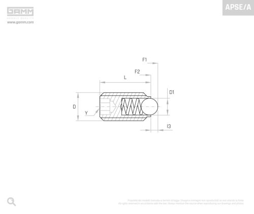 Gamm Golyós pozícionáló APSE/23AR