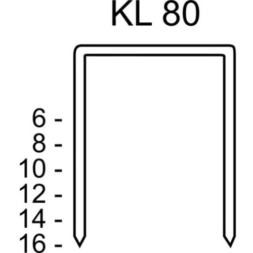 Schneider Tűzőkapocs KL 80/10 CNK/3000