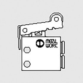 Metal Work Görgőkaros miniszelep VME2-02 RULLO NC D.4 LAT