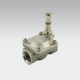   Metal Work Membrános szervo működtetésű rozsdamentes 2/2 NC ass.brass 3/8" Ø12 FPM szelep