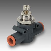 Csőbe építhető áramlás szabályozók